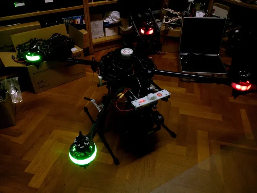 Bộ kết nối chân DJI S800 cho Octocopter Carbon Core 1000 - Image 1