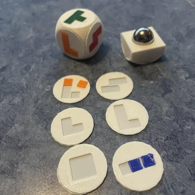 Xúc xắc mới cho trò chơi Tetris cân bằng của @Paulorfo