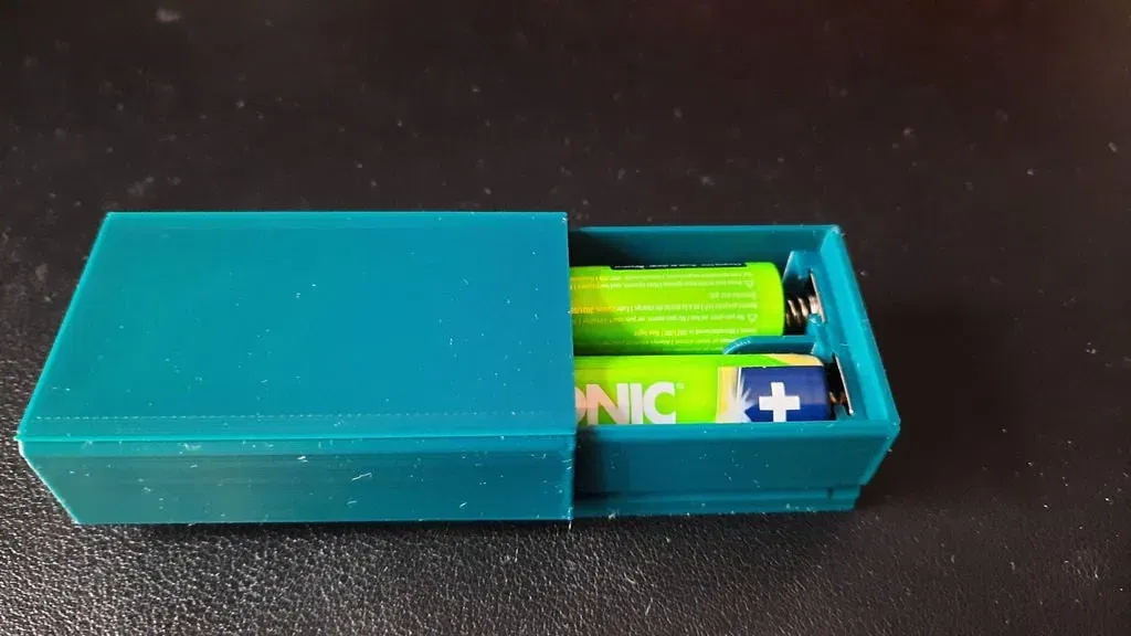 Bộ pin AA hai chiều với nắp trượt tùy chọn - Image 1