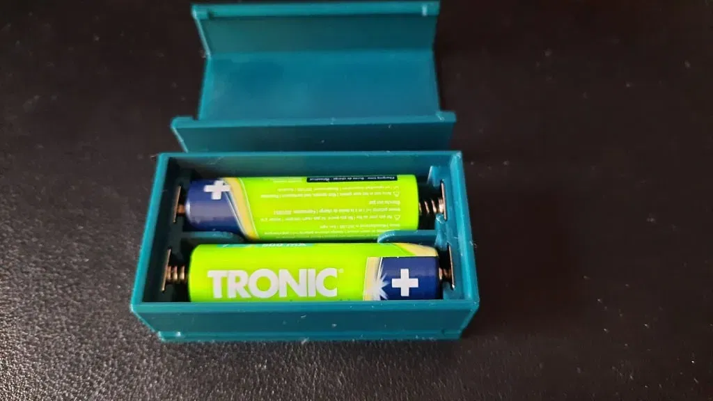 Bộ pin AA hai chiều với nắp trượt tùy chọn - Image 2