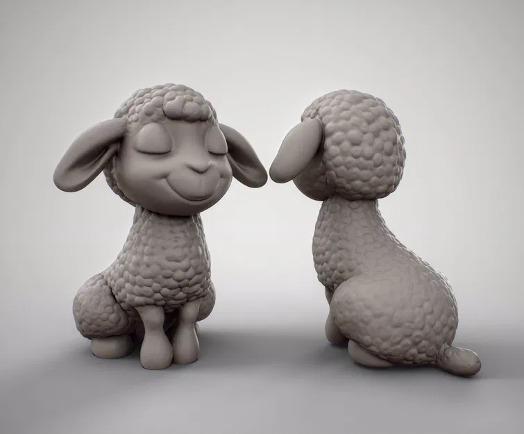 Lamb nhỏ Trang trí Lễ Phục Sinh - Image 1