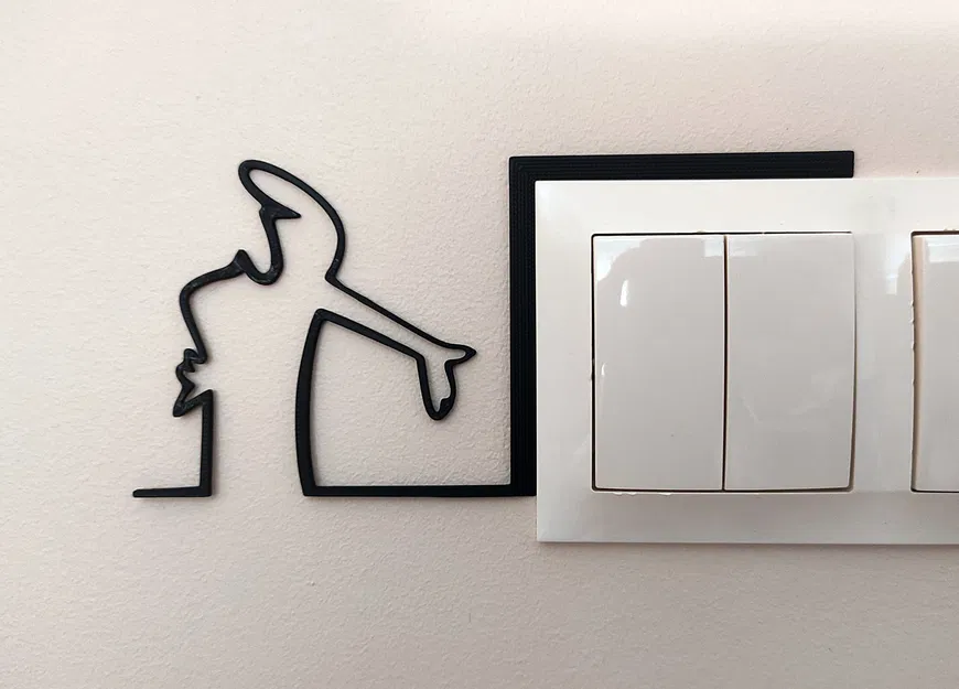 Phụ Kiện Công Tắc Đèn Vui Nhộn - Lấy Cảm Hứng Từ "La Linea Balum Balum" 6 - Image 1