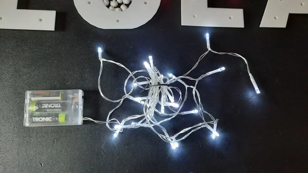Biển tên phát sáng cho bé gái với đèn LED 25 bóng - Image 4