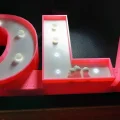 Biển tên phát sáng cho bé gái với đèn LED 25 bóng - Thumbnail 5
