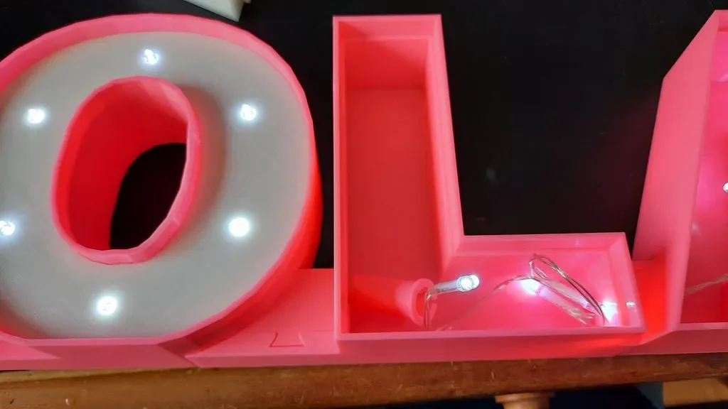 Biển tên phát sáng cho bé gái với đèn LED 25 bóng - Image 6