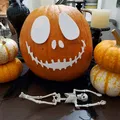 Trang trí bí ngô Halloween Jack Skellington - Thumbnail 1