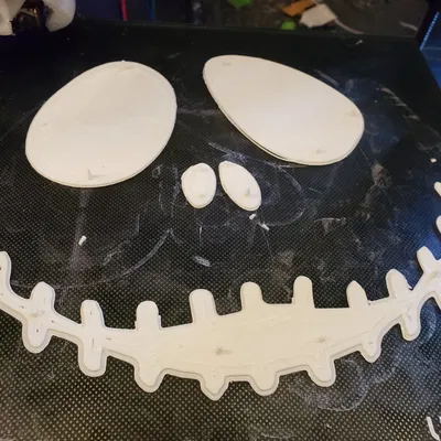 Trang trí bí ngô Halloween Jack Skellington