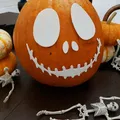 Trang trí bí ngô Halloween Jack Skellington - Thumbnail 4