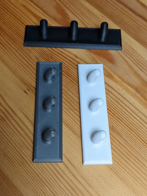 Giá đỡ chìa khóa đơn giản cho 3 vòng khóa - Image 2