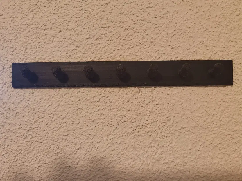 Giá treo chìa khóa đơn giản với 7 móc - Image 1