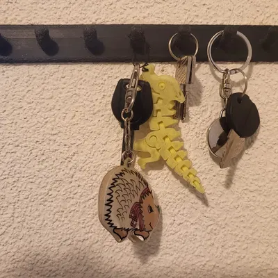 Giá treo chìa khóa đơn giản với 7 móc