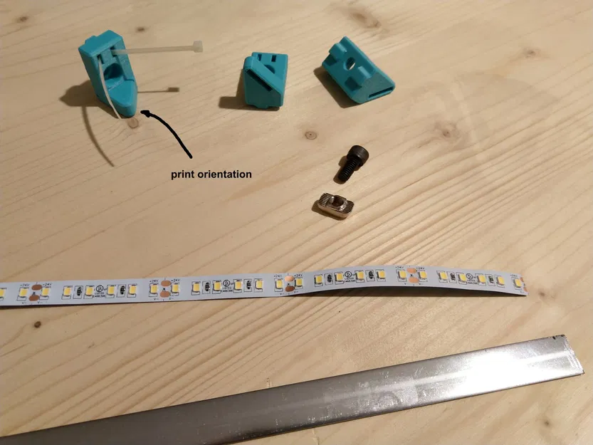 Giá đỡ LED Strip linh hoạt cho máy in 3D RatRig VCore 3 - Image 2