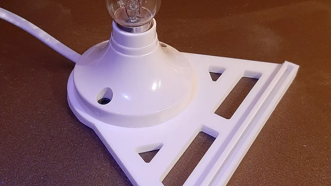 Giá đỡ lithophanie 121 mm với 2 lỗ gắn inserts - Image 1