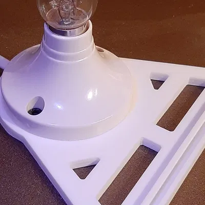 Giá đỡ lithophanie 121 mm với 2 lỗ gắn inserts