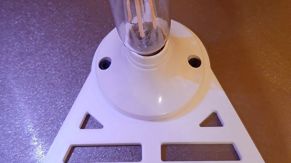 Giá đỡ lithophanie 121 mm với 2 lỗ gắn inserts - Image 2