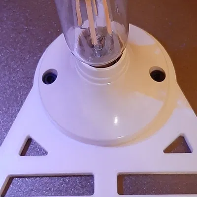 Giá đỡ lithophanie 121 mm với 2 lỗ gắn inserts