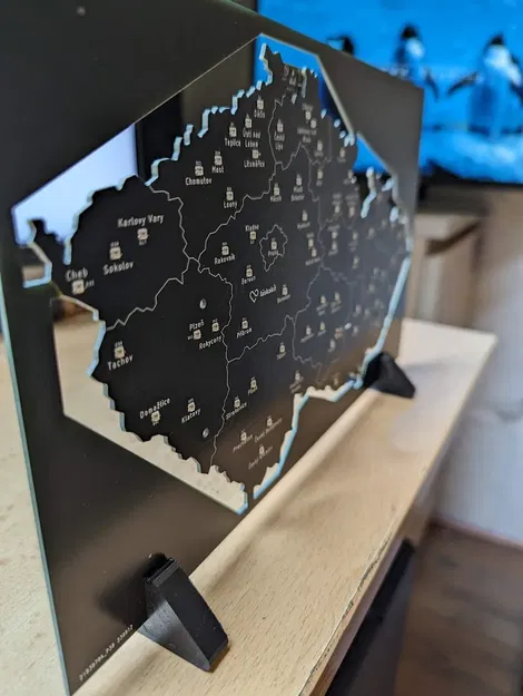 Giá đỡ cho bản đồ tương tác của LaskaKit - Image 1