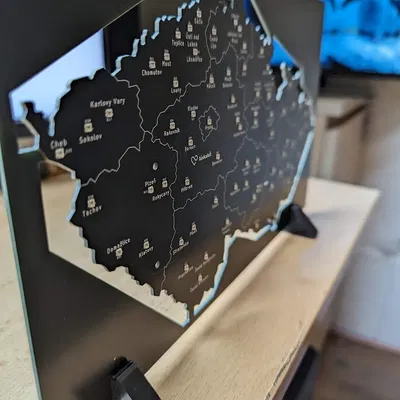 Giá đỡ cho bản đồ tương tác của LaskaKit