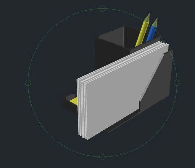Giá đỡ bút văn phòng thiết kế đơn giản và tiện dụng - Image 2