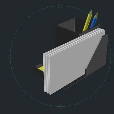 Giá đỡ bút văn phòng thiết kế đơn giản và tiện dụng