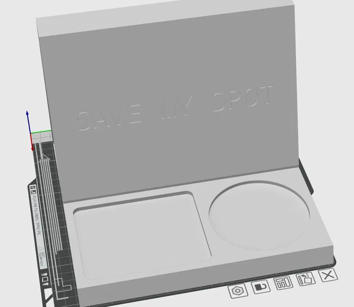 Giá đỡ sách cho bàn đầu giường với chỗ để cốc và chìa ... - Image 1