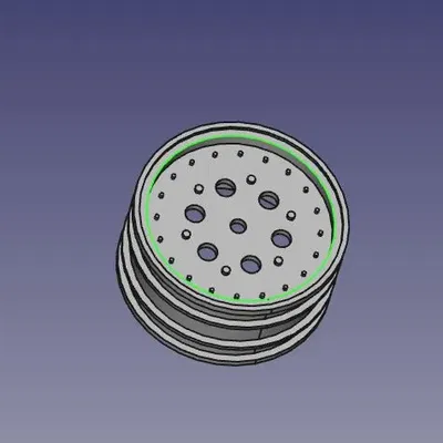 Mâm xe trước Tamiya Boomerang tái tạo chính xác