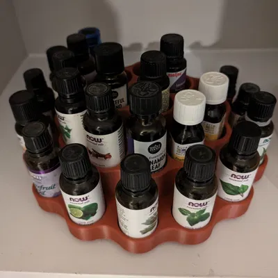 Giá đỡ dầu thơm xoay Lazy Susan cho 32 chai