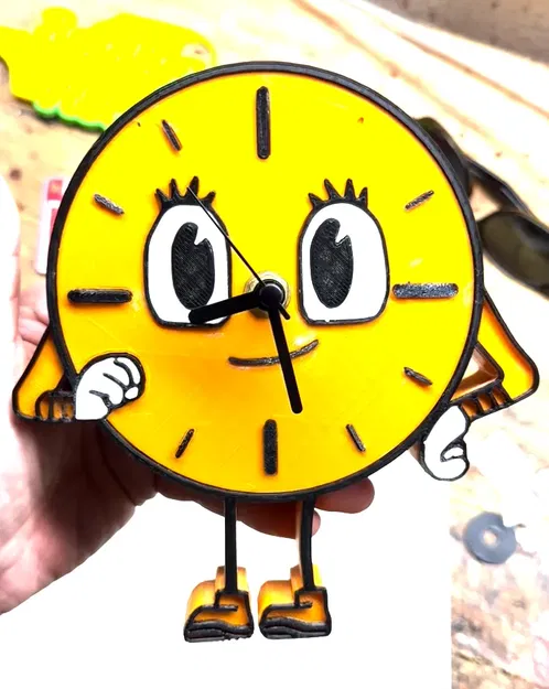 Nhân vật Miss Minutes 3 màu 4 phần - Image 1