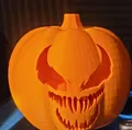 Quả bí ngô Venom độc đáo cho Halloween - Thumbnail 1