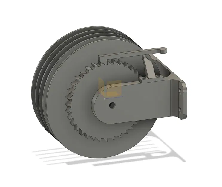 Cơ chế nâng giá phơi đồ bằng pully và tời - Image 2