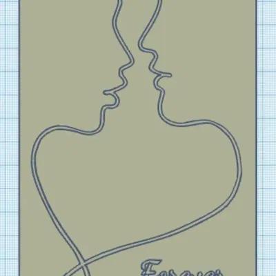 Móc khóa đôi dễ thương và đơn giản