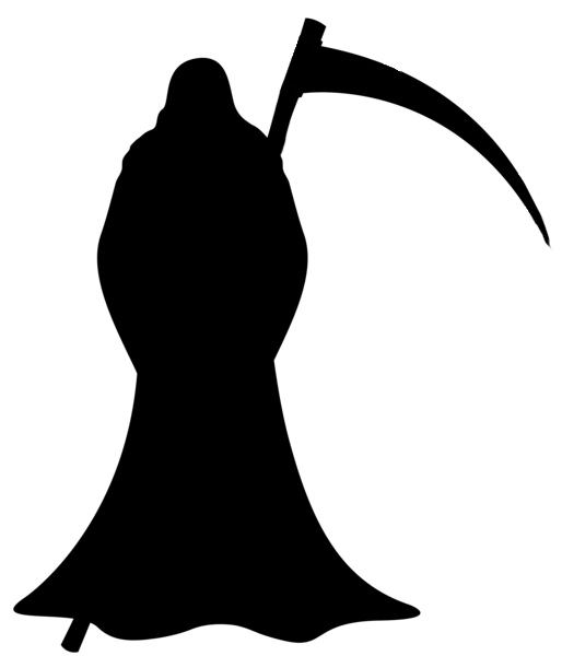 Tử thần Halloween dễ in cho trang trí - Image 1