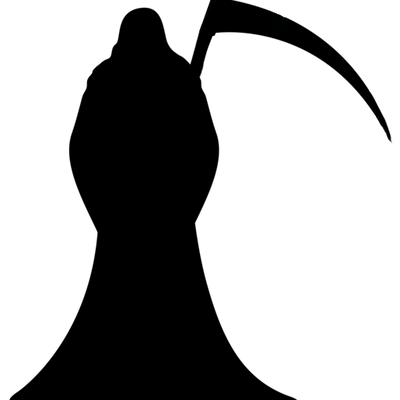 Tử thần Halloween dễ in cho trang trí