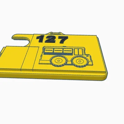 Giá đỡ thẻ nhân viên cho tài xế xe buýt trường học