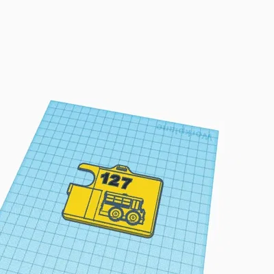 Giá đỡ thẻ nhân viên cho tài xế xe buýt trường học