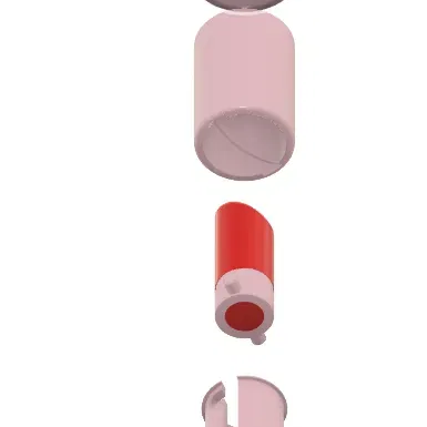 Son môi rút gọn thực tế với cơ chế hoạt động cơ học