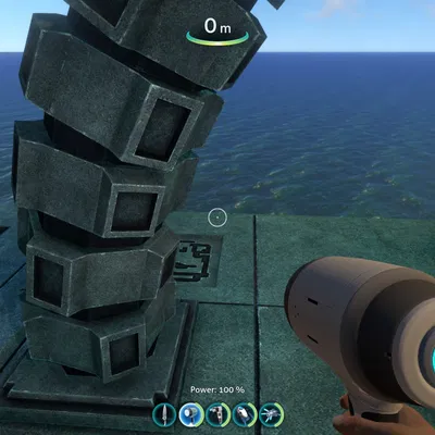 Dây cáp trang trí theo phong cách Precursor trong Subnautica