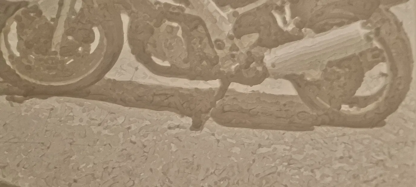 Mô hình lithophane xe máy Suzuki SV1000N năm 2006 - Image 1