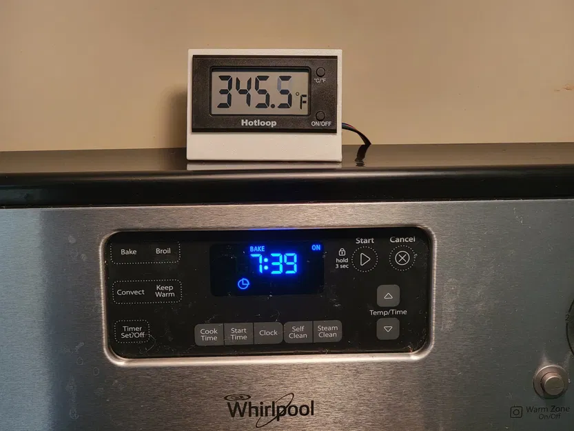 Nhiệt kế lò nướng kỹ thuật số gắn tấm panel giá rẻ - Image 2