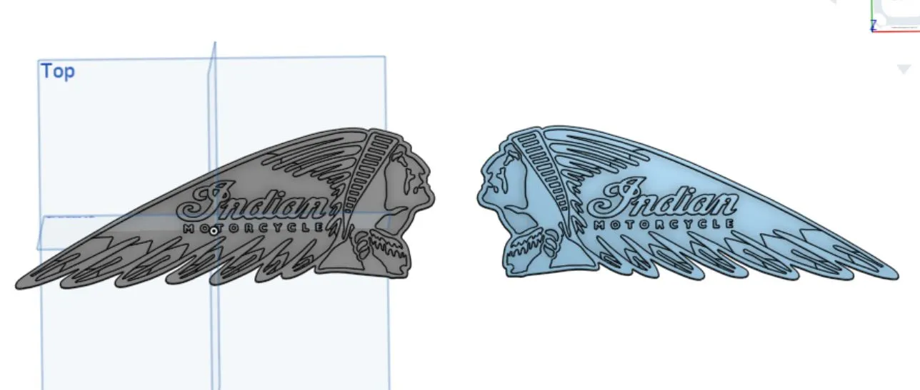 Biểu tượng Ấn Độ với phiên bản phản chiếu - Image 1