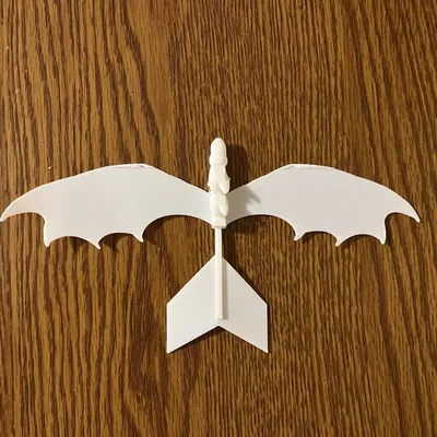 Rồng bay in 3D với hỗ trợ tối thiểu cho cây