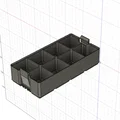 Hộp phân loại Gridfinity 4x2 có khóa và có thể xếp chồng - Thumbnail 1