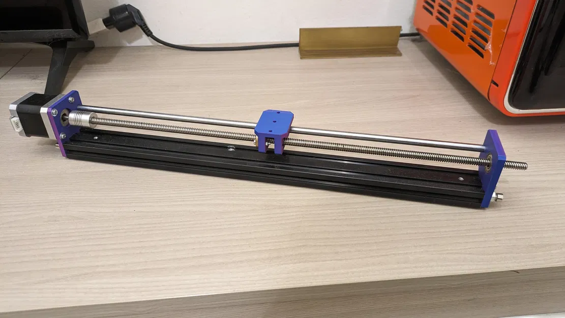 Trục tuyến tính với động cơ Nema 17 từ máy in 3D cũ - Image 1
