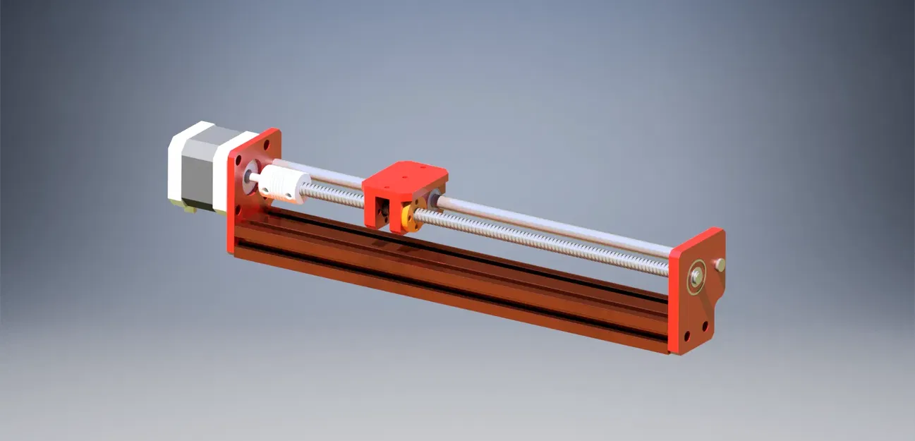 Trục tuyến tính với động cơ Nema 17 từ máy in 3D cũ - Image 2