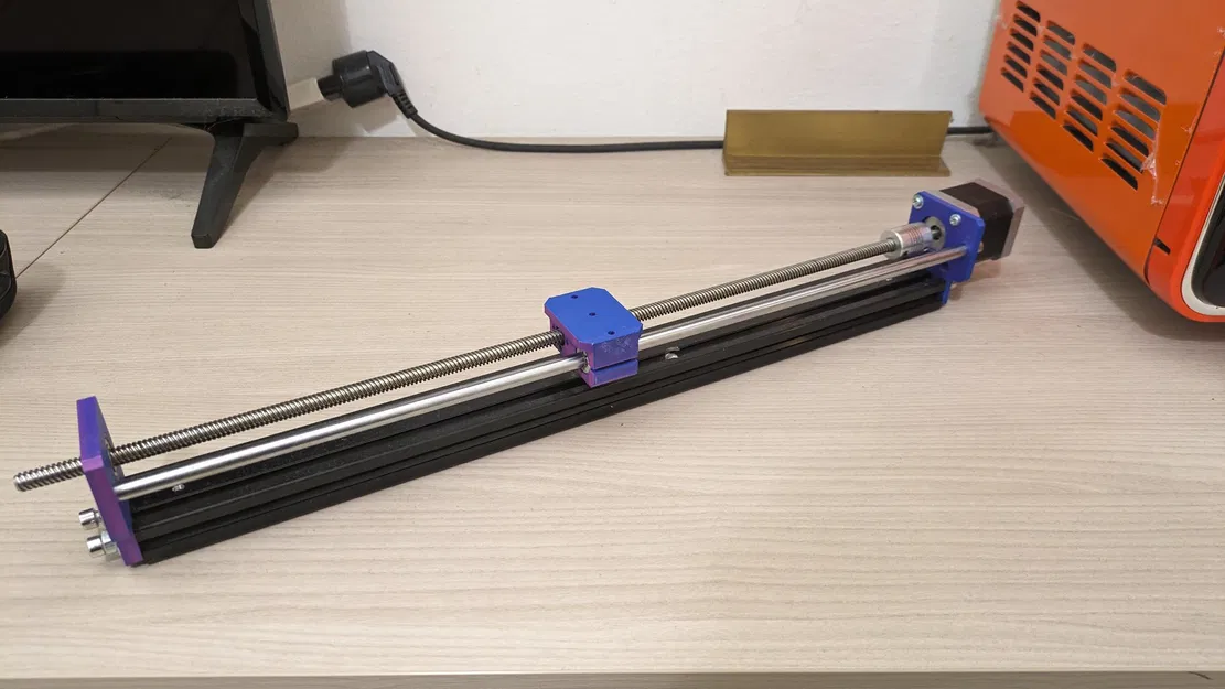 Trục tuyến tính với động cơ Nema 17 từ máy in 3D cũ - Image 3