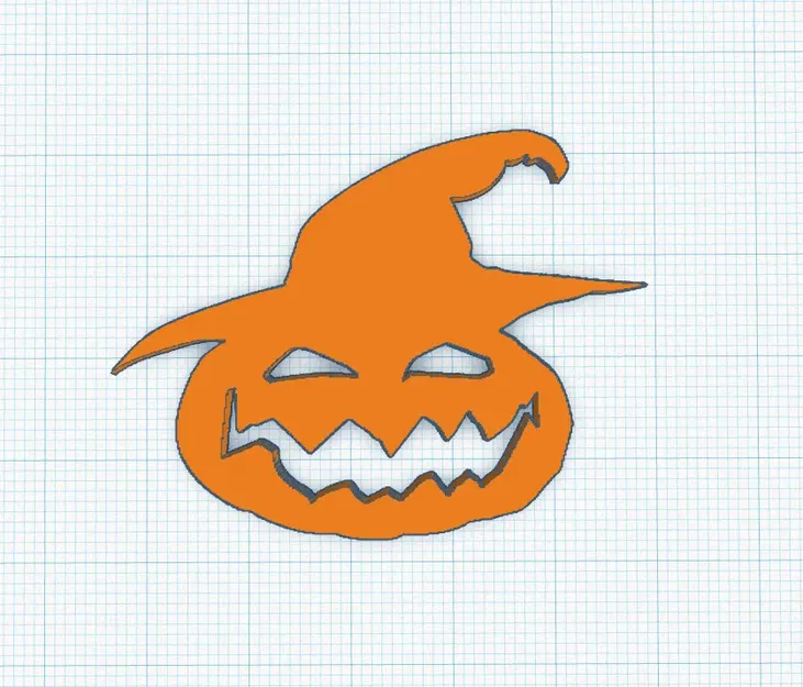 Quả bí ngô kinh dị cho Halloween dễ in - Image 1