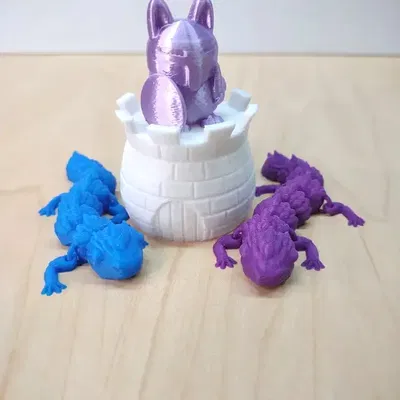 Thùng lâu đài cho bộ thỏ mùa xuân