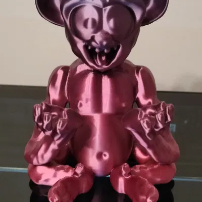 Hình khối khỉ cười dễ thương và hài hước