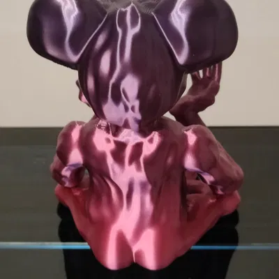 Hình khối khỉ cười dễ thương và hài hước