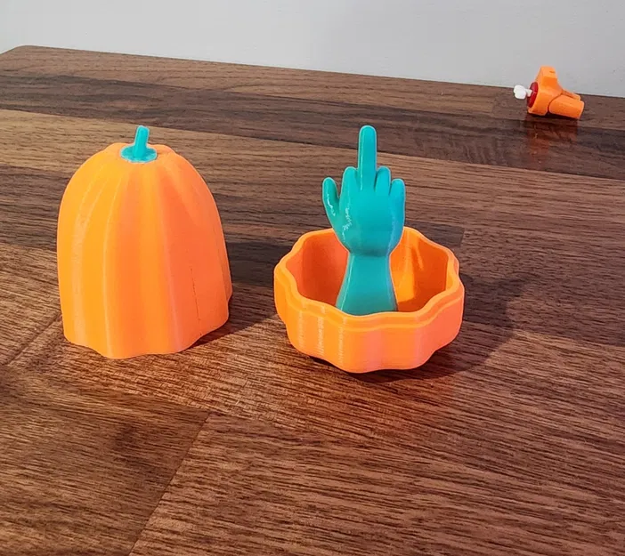 Đèn bí ngô ngón tay giữa hài hước cho Halloween - Image 3